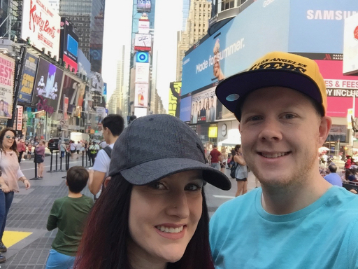 Times Square selfie