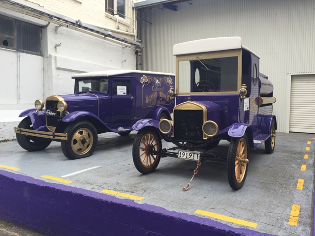 Cadbury delivery vehicles