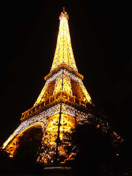 Eiffel Tower by night