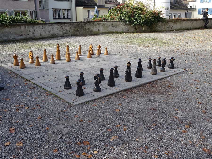 Giant chess board