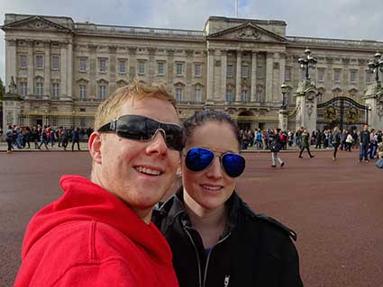 At Buckingham Palace