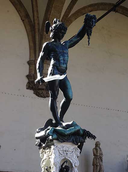 Perseus with Medusa's head