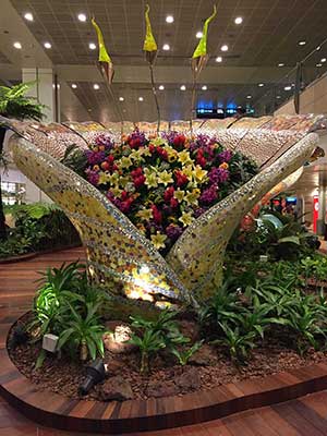 Singapore Airport Indoor Garden