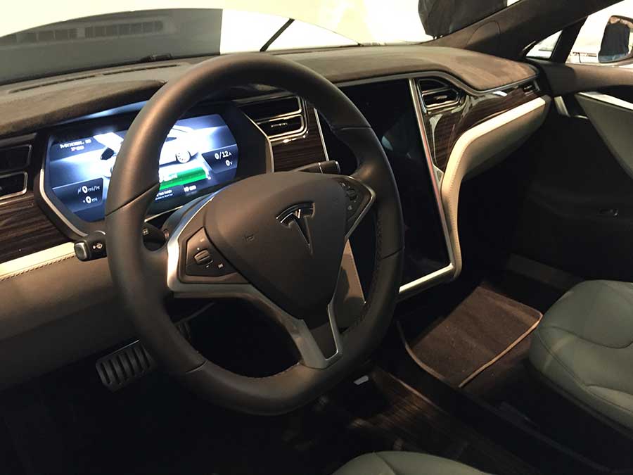 Tesla Model S interior